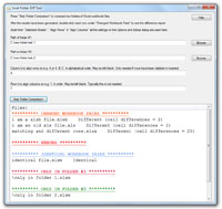 Compare Folders of Excel Spreadsheet Files xlsx xlsm xlsb xls.