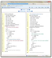 Visual Basic for Applications VBA Code Macro Comparison.