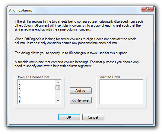Excel Column Alignment